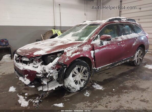 4S4BSANC2J3360796 2018 SUBARU OUTBACK Red Vista tres cuartos delantera izquierda