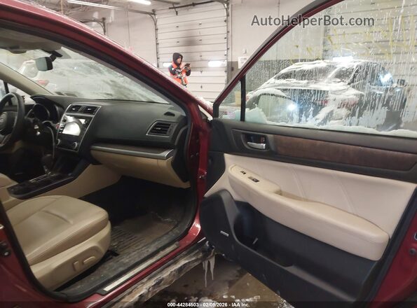 4S4BSANC2J3360796 2018 SUBARU OUTBACK Red Vista interior delantera