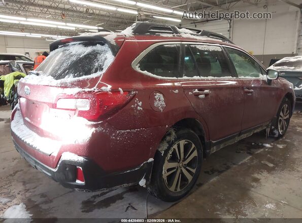 4S4BSANC2J3360796 2018 SUBARU OUTBACK Red Trasero derecho
