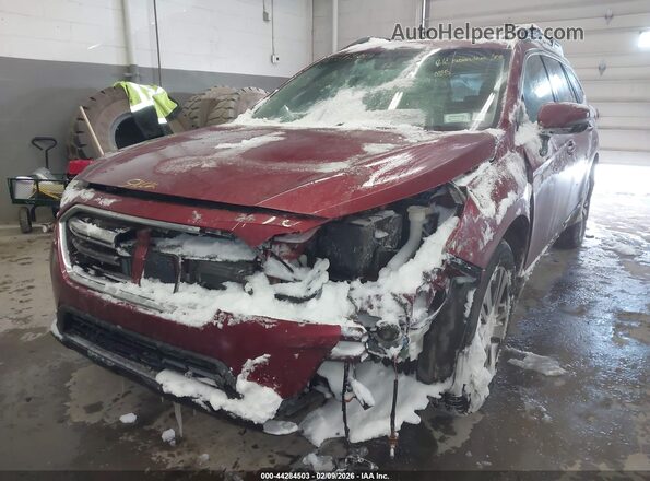 4S4BSANC2J3360796 2018 SUBARU OUTBACK Red Vista frontal