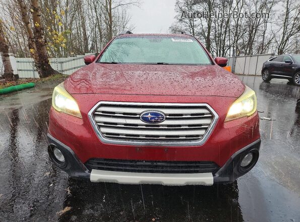 4S4BSANC5H3208859 2017 SUBARU OUTBACK Burgundy Widok z przodu