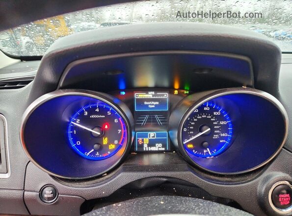 4S4BSANC5H3208859 2017 SUBARU OUTBACK Burgundy Widok zestawu wskaźników
