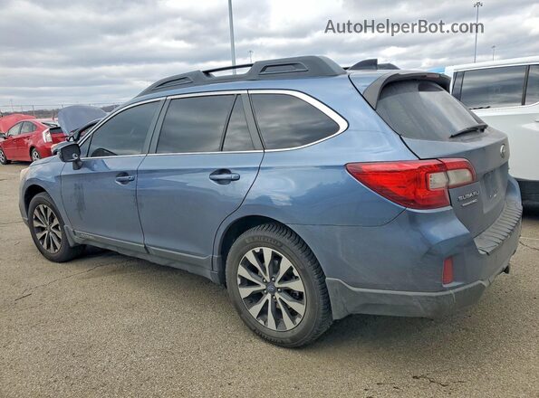 4S4BSANC6G3279065 2016 SUBARU OUTBACK Blue Задня ліва чверть