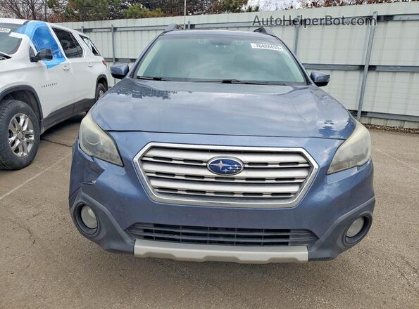 4S4BSANC6G3279065 2016 SUBARU OUTBACK Blue Вид спереду