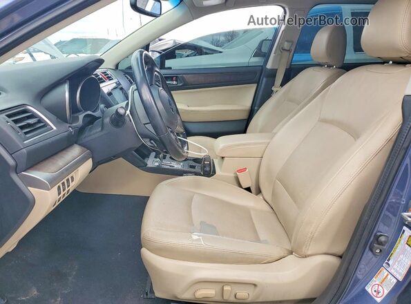 4S4BSANC6G3279065 2016 SUBARU OUTBACK Blue Вид салону спереду