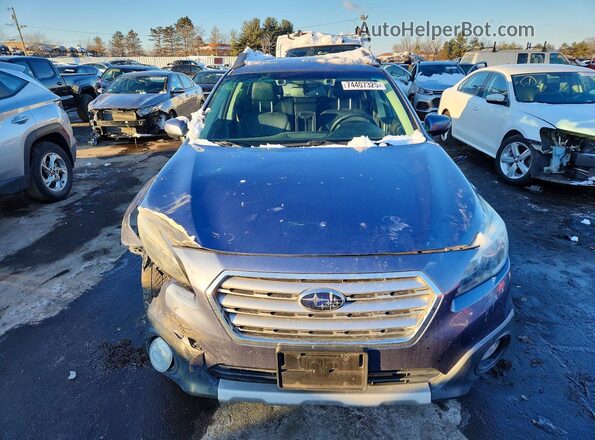 4S4BSANC6G3307348 2016 SUBARU OUTBACK Синий Вид спереди