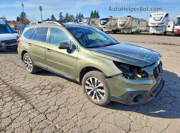 4S4BSANC6H3228375 2017 SUBARU OUTBACK Green Przód prawy