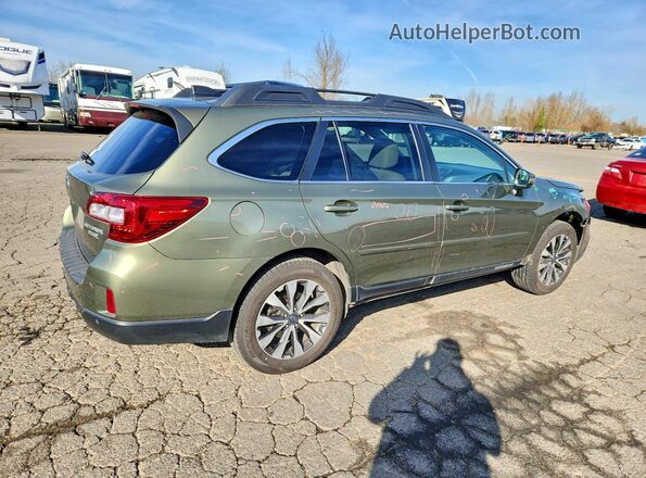4S4BSANC6H3228375 2017 SUBARU OUTBACK Green Tył prawy