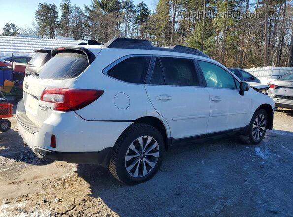 4S4BSANC7G3249296 2016 SUBARU OUTBACK Белый Задняя правая четверть