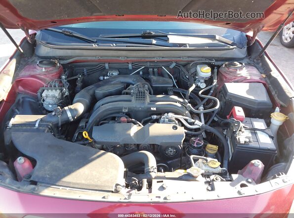 4S4BSANC8G3270254 2016 SUBARU OUTBACK Red Widok z tyłu