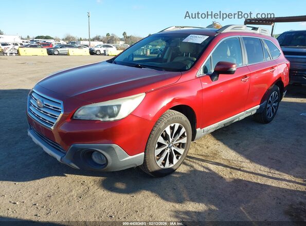 4S4BSANC8G3270254 2016 SUBARU OUTBACK Red Przód lewy