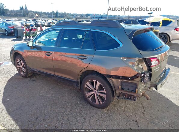 4S4BSANC8J3299874 2018 SUBARU OUTBACK Pewter Задняя левая четверть