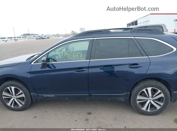 4S4BSANC8J3345073 2018 SUBARU OUTBACK Blue სალონის 360-გრადუსიანი ხედი