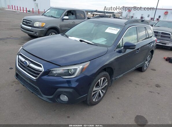 4S4BSANC8J3345073 2018 SUBARU OUTBACK Blue წინა მარცხენა ხედი სამი მეოთხედიდან
