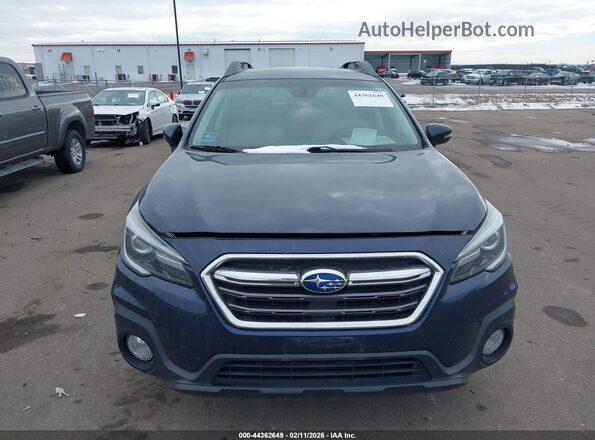 4S4BSANC8J3345073 2018 SUBARU OUTBACK Blue ხელსაწყოთა პანელის ხედი