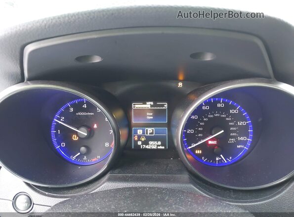 4S4BSBCC2G3298866 2016 SUBARU OUTBACK Gray Вид задніх сидінь