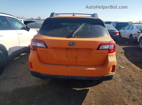 4S4BSBCC6G3356915 2016 SUBARU OUTBACK Orange Սալոնի դիմացի տեսք