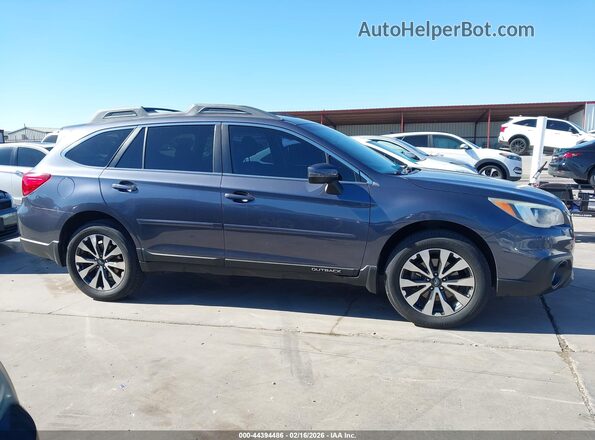 4S4BSBNC0G3357068 2016 SUBARU OUTBACK Gray უკანა სალონის ხედი