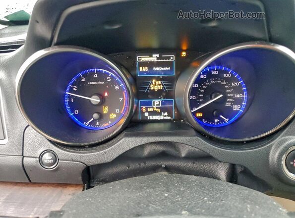 4S4BSENC7H3299236 2017 SUBARU OUTBACK Teal ხელსაწყოთა პანელის ხედი