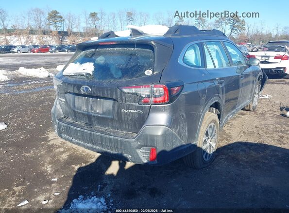 4S4BTAAC0L3206836 2020 SUBARU OUTBACK Gray Tył prawy