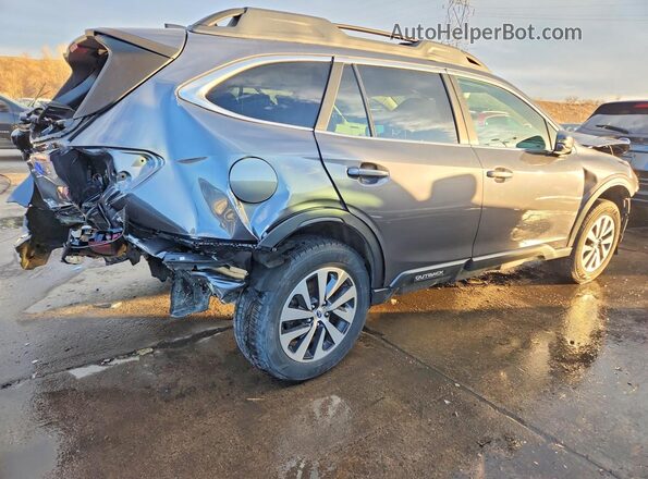 4S4BTACC8M3109124 2021 SUBARU OUTBACK Gray Trasero derecho