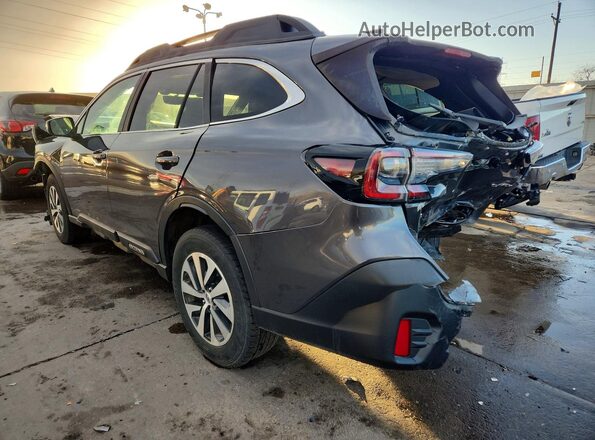 4S4BTACC8M3109124 2021 SUBARU OUTBACK Gray Trasero izquierdo