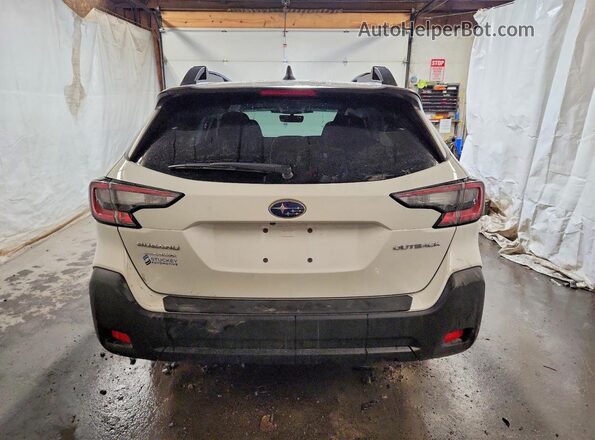 4S4BTADC0S3185190 2025 SUBARU OUTBACK White Widok z tyłu