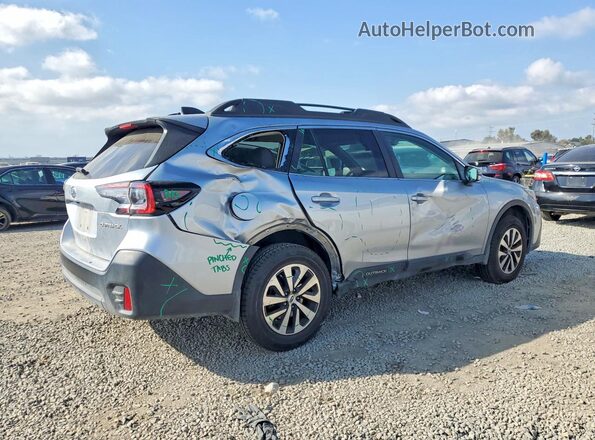 4S4BTADC1N3203975 2022 SUBARU OUTBACK Silver Trasero derecho