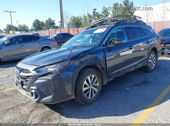 4S4BTADC2S3300260 2025 SUBARU OUTBACK Gray Vista tres cuartos delantera izquierda