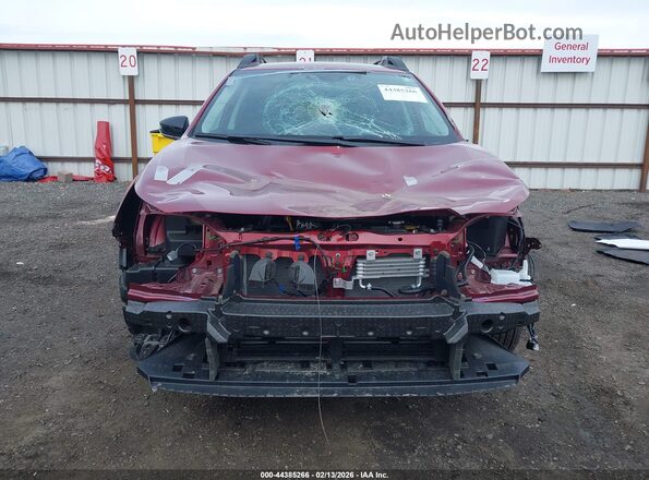 4S4BTADC9S3254197 2025 SUBARU OUTBACK Red უკანა სალონის ხედი