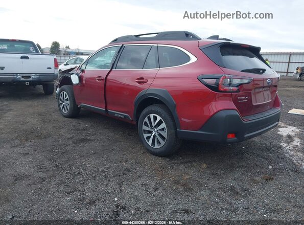 4S4BTADC9S3254197 2025 SUBARU OUTBACK Red უკანა მარცხენა