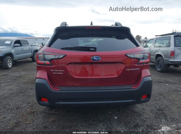 4S4BTADC9S3254197 2025 SUBARU OUTBACK Red 