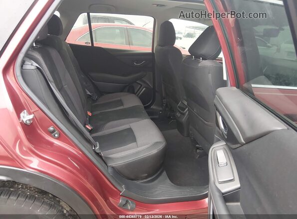4S4BTAEC6L3221528 2020 SUBARU OUTBACK Burgundy Widok naklejki z numerem VIN
