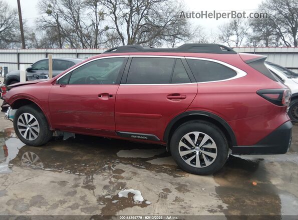 4S4BTAEC6L3221528 2020 SUBARU OUTBACK Burgundy 