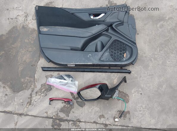 4S4BTAEC6L3221528 2020 SUBARU OUTBACK Burgundy Widok zestawu wskaźników