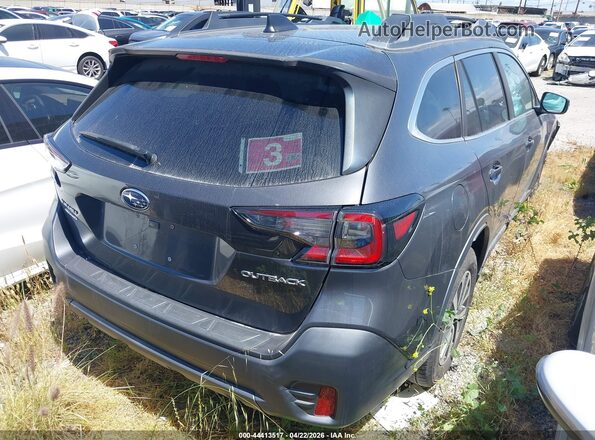 4S4BTAFC3M3186043 2021 SUBARU OUTBACK Gray Задня права чверть
