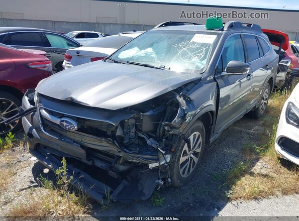 4S4BTAFC3M3186043 2021 SUBARU OUTBACK Gray Передня ліва чверть
