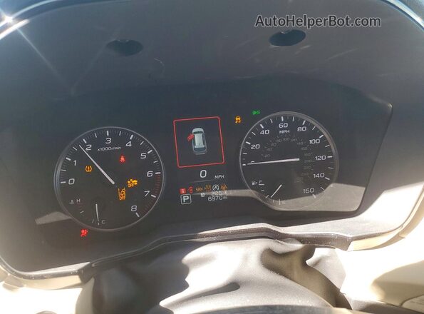 4S4BTAFC4S3271843 2025 SUBARU OUTBACK Green Instrument cluster view