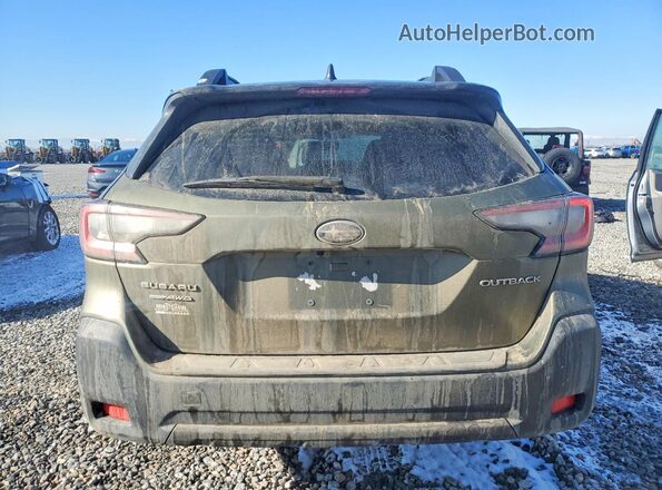 4S4BTAFC4S3271843 2025 SUBARU OUTBACK Green Rear view