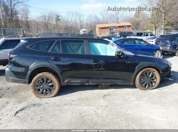 4S4BTALC2R3140196 2024 SUBARU OUTBACK Черный Вид задней части салона