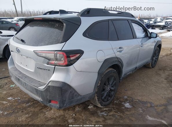 4S4BTALC2R3142398 2024 SUBARU OUTBACK Silver Tył prawy
