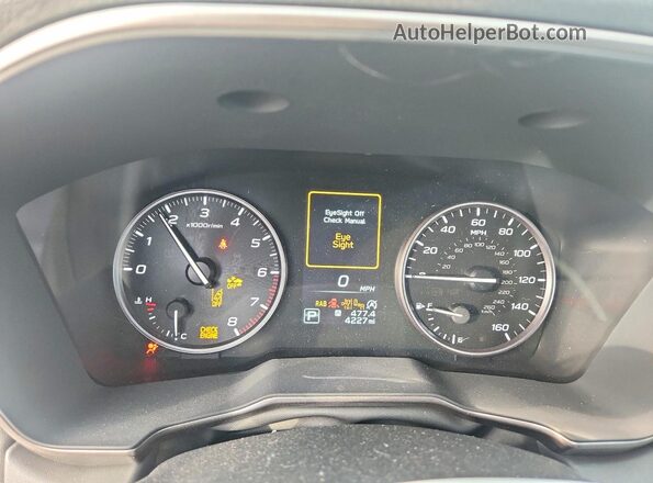 4S4BTALC8S3329649 2025 SUBARU OUTBACK Green Սարքավորումների վահանակի տեսք