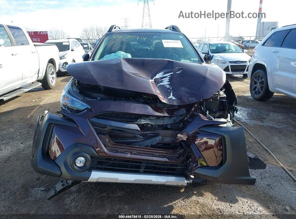 4S4BTAMC7R3214310 2024 SUBARU OUTBACK Purple Widok zestawu wskaźników