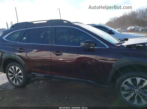 4S4BTAMC7R3214310 2024 SUBARU OUTBACK Purple Widok wnętrza z tyłu