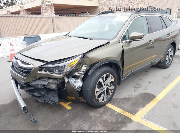 4S4BTANC2M3171230 2021 SUBARU OUTBACK Green 