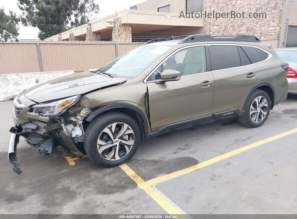 4S4BTANC2M3171230 2021 SUBARU OUTBACK Green 