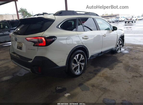 4S4BTANC4M3208276 2021 SUBARU OUTBACK White Задня права чверть