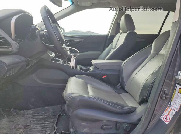 4S4BTANC5L3145266 2020 SUBARU OUTBACK Серый Вид салона спереди