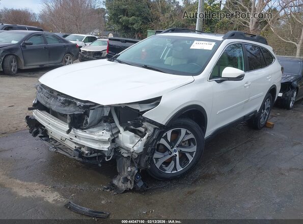 4S4BTANC5M3209307 2021 SUBARU OUTBACK White Передня ліва чверть