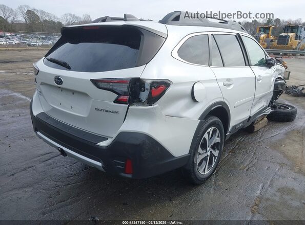 4S4BTANC5M3209307 2021 SUBARU OUTBACK White Задня права чверть